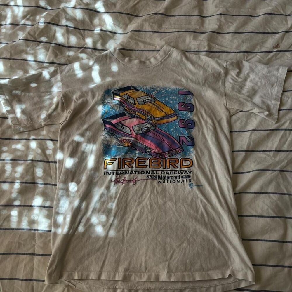 Nascar Men's White T-shirt
